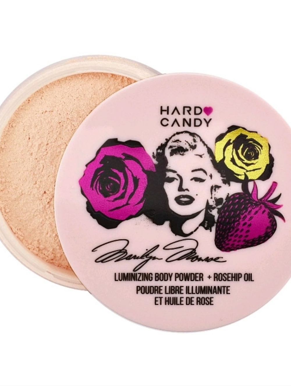 🍓 HARD CANDY Marilyn Monroe Sparkling Strawberry Body Powder 1827 10g 💗 NEW